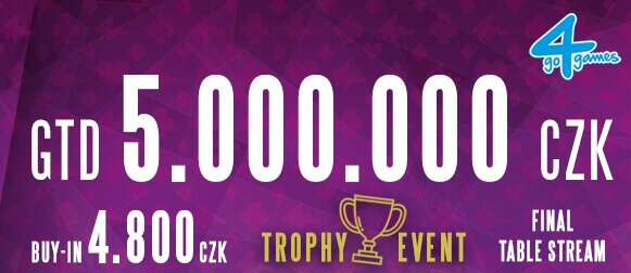 Main Event Poker Fever festivalu nabízí garanci 5 000 000 Kč