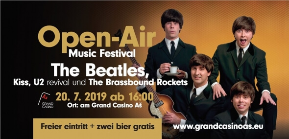 Na Grand Open-Air Music Festivalu zahrají Beatles, U2 i Kiss