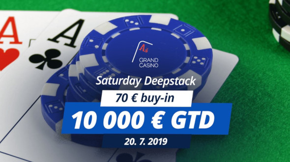 Saturday Deepstack o €10,000 GTD