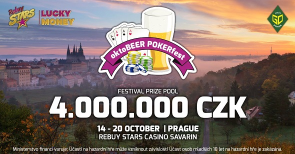 Lahodný Oktobeer Pokerfest s turnaji o 4 000 000 Kč