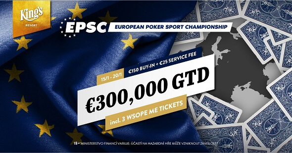 Po roční pauze je zpět EPSC s hlavním turnajem o €300,000