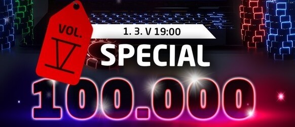 SYNOT TIP Poker - další online 100,000 Kč GTD speciál za dveřmi!