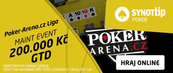 Blíží se SYNOT TIP Poker-Arena turnaj o 200,000 Kč!
