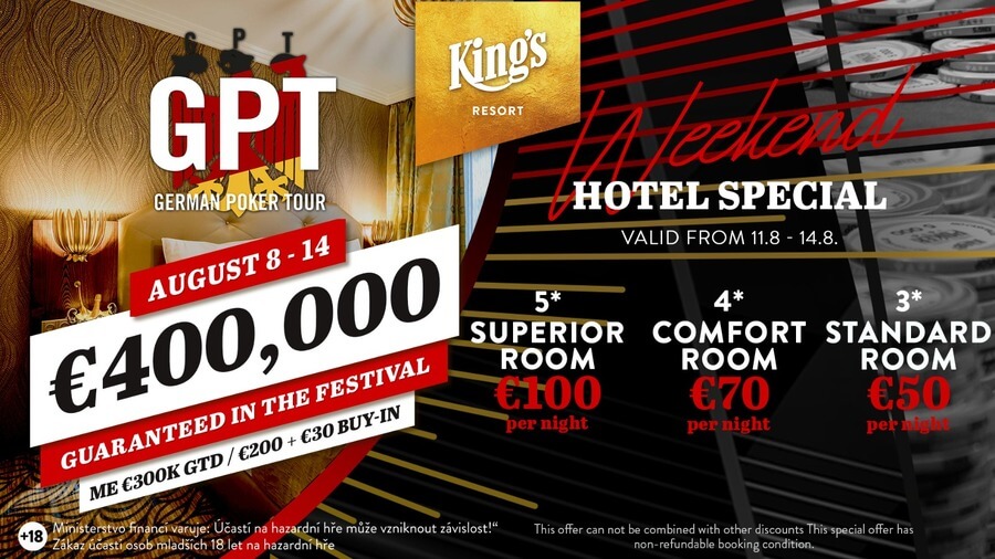 Hosty King's Resortu jistě potěší akce s názvem Weekend Hotel Special