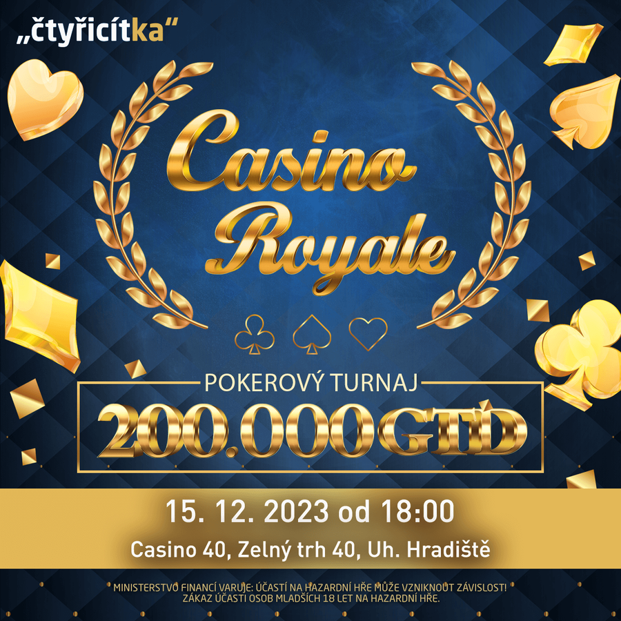 Už v pátek se koná Casino Royale v C40