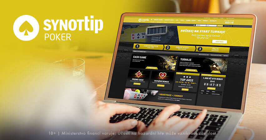 Synot Tip Poker herna nabízí MTT online poker turnaje každý den
