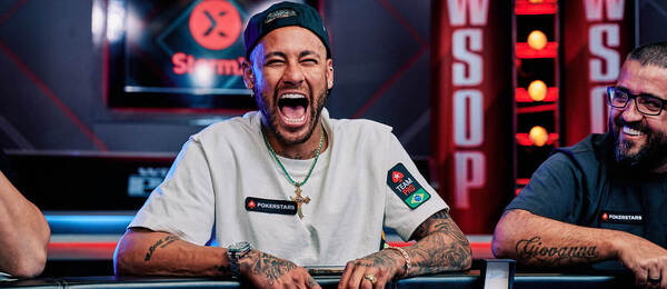 Neymar Jr. hraje WSOP 2022 na PokerGo.com