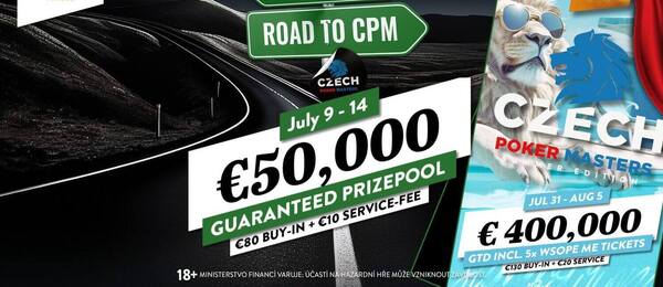 Road to CPM €50.000 GTD dnes vyvrcholí v King’s Casinu Prague