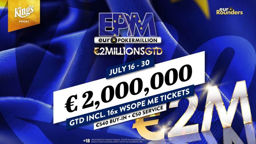 Casino King’s se na 14 dní stane domovem festivalu Euro Poker Million