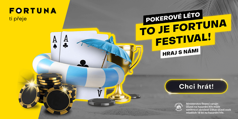 Pokerové léto si můžete užít s Fortuna Festivalem