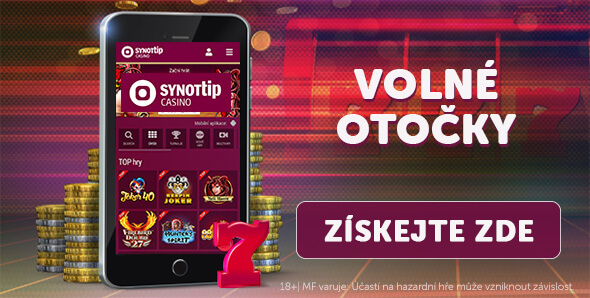 SynotTip casino nabízí free spiny na zatočení