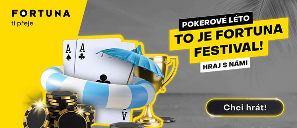 O víkendu si na Fortuna Pokeru zahrajete hlavní turnaje letního festivalu pro CZ hráče