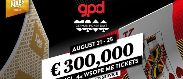 Od středy do neděle se v King’s Casinu Rozvadov konají German Poker Days