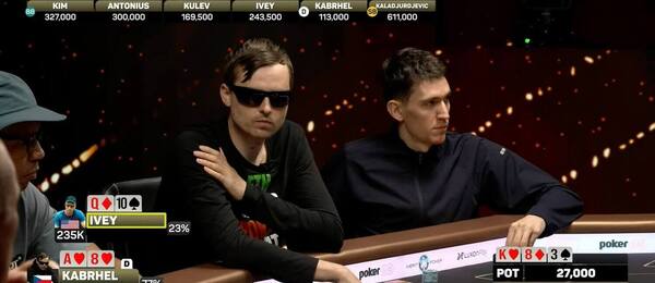 Martin Kabrhel během Super High Roller Bowl Day 1 