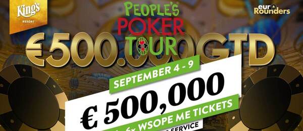 People’s Poker Tour Rozvadov garantuje při buy-inu €250 mohutných €500.000