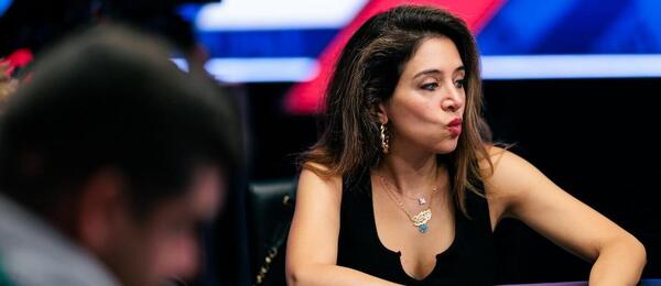 Rania Nasreddine během EPT Barcelona 2024 Main Event Day 4