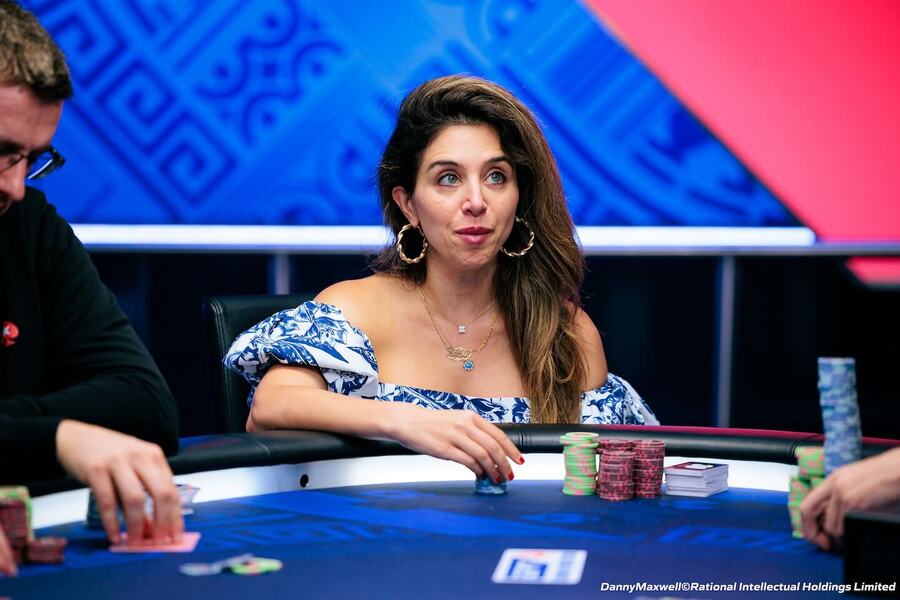 Rania Nasreddine během EPT Barcelona 2024 Main Event Day 5