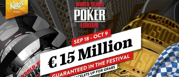 World Series of Poker Europe 2024 v King’s Casinu Rozvadov