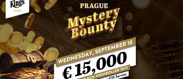 Středeční Mystery Bounty v King&#039;s Prague garantuje €15.000