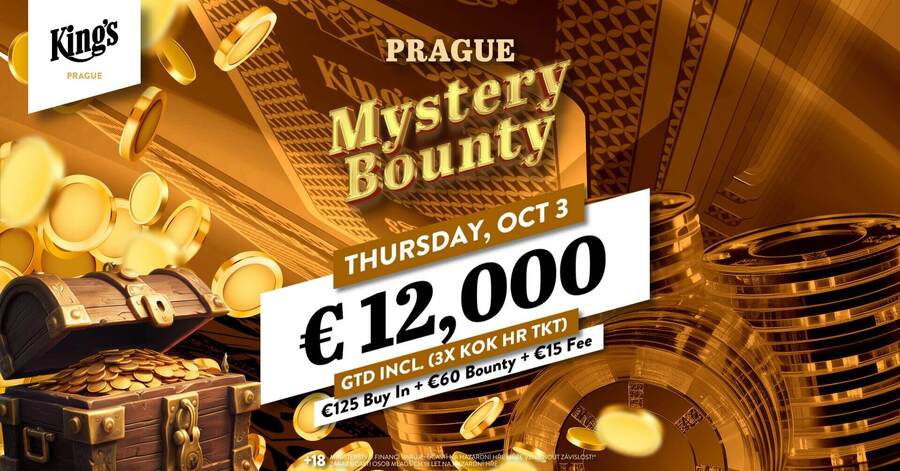 Ve čtvrtek je v King’s Praha na programu Mystery Bounty event