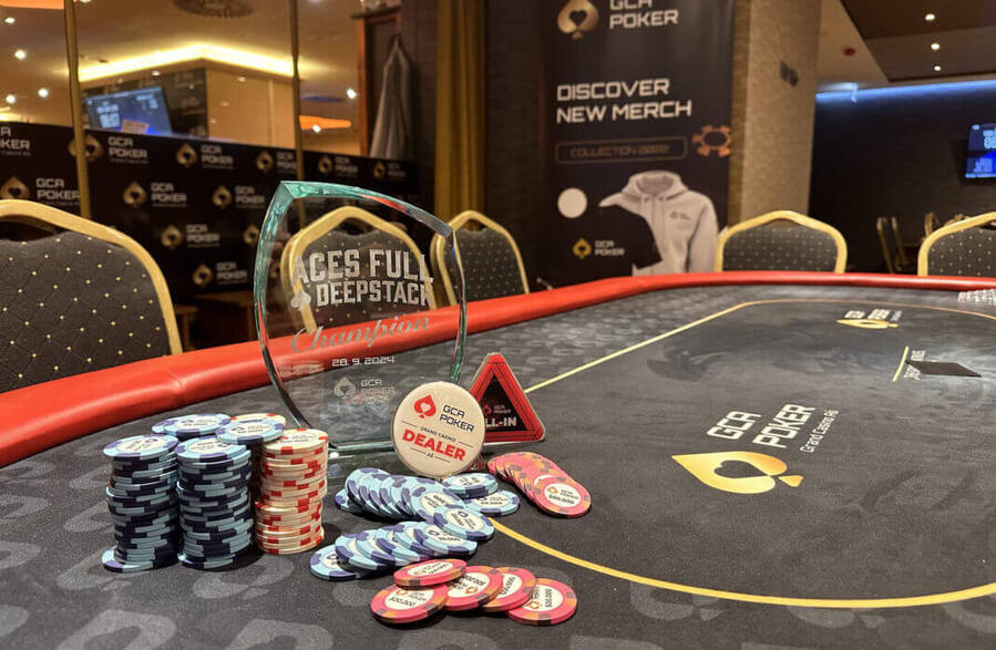 Aces Full Deepstack trofej vybojoval v GCA německý hráč Olli