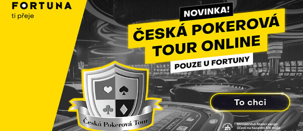 Česká Pokerová Tour nově na Fortuna Pokeru