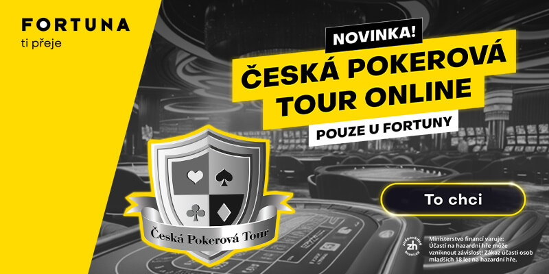 Česká Pokerová Tour nově na Fortuna Pokeru