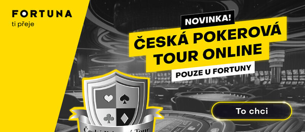 Česká Pokerová Tour se hraje také online na Fortuna Pokeru