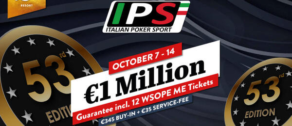 IPS Italian Poker Sport €1Million