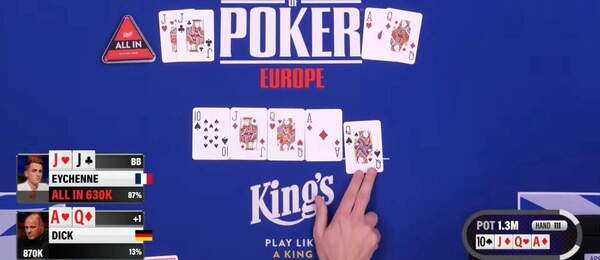 Dramatický runout v rámci WSOPE Main Event Day 3