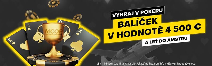 Nyní se na Fortuna Pokeru můžete kvalifikovat online do live turnaje v Amsterdamu