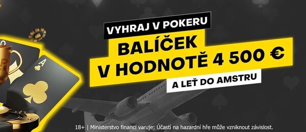 Nyní se na Fortuna Pokeru můžete kvalifikovat online do live turnaje v Amsterdamu