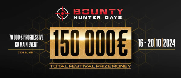 V Grand Casinu Aš probíhá série Bounty Hunter Days.