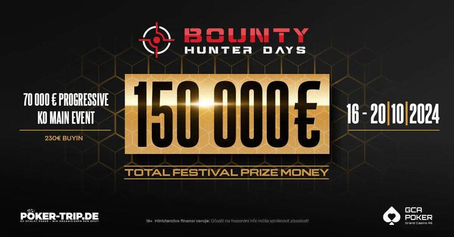 V Grand Casinu Aš probíhá série Bounty Hunter Days.