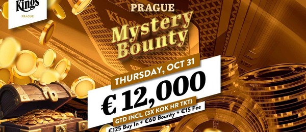 Mystery Bounty v King’s Casinu Praha garantuje prize pool €12.000