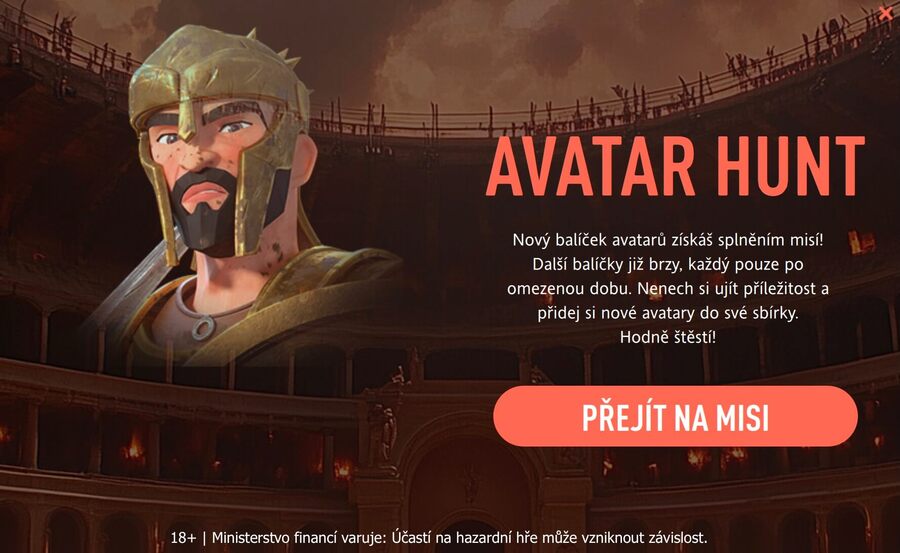 Avatar Hunt na herně Fortuna Poker