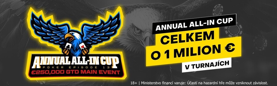 Annual All-in Cup na Fortuna Pokeru garantuje €1.000.000