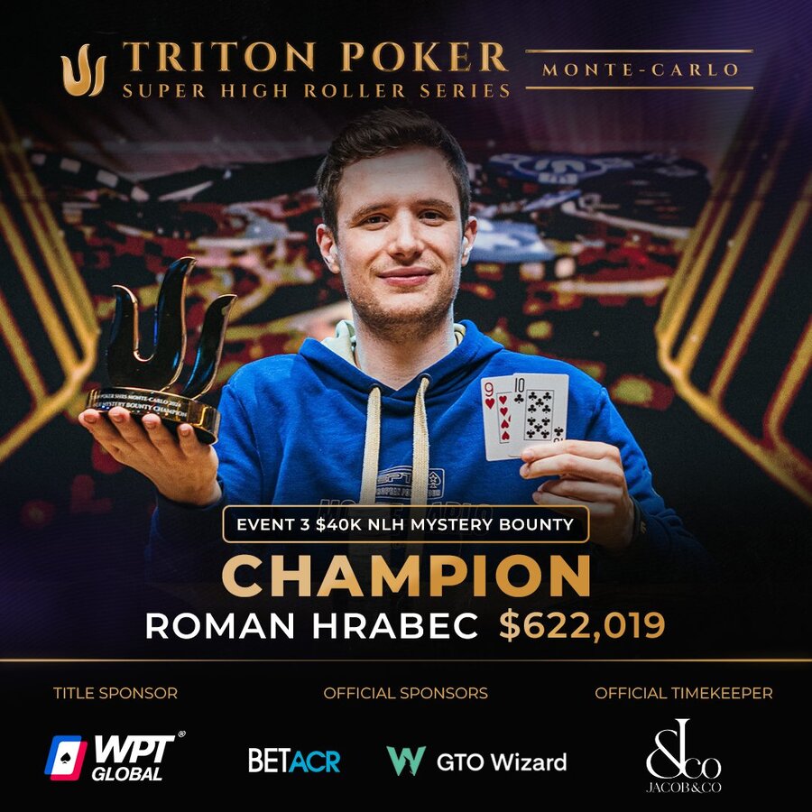 Roman Hrabec triumfoval na Tritonu v Monte Carlu