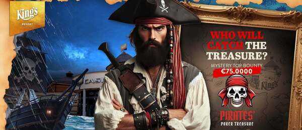 Série Pirates Poker Treasure garantuje minimálně €1.000.000