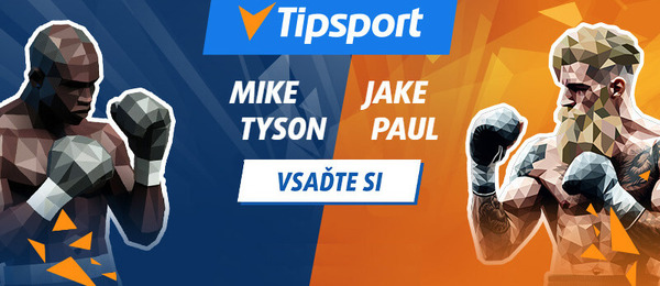 Vsaďte si na box Tyson vs Paul s bonusem za registraci u Tipsportu