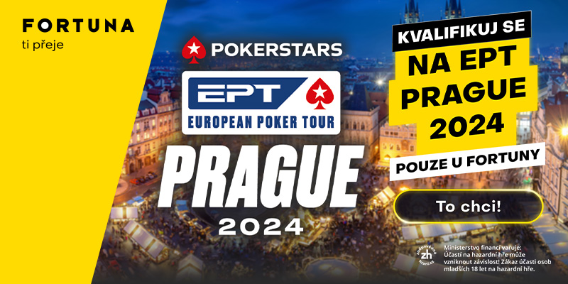 Na Fortuně se rozjela online kvalifikace na EPT Praha 2024