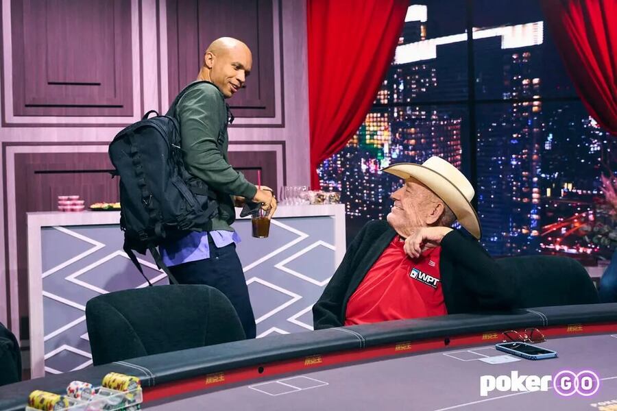 Phil Ivey a Doyle Brunson na PokerGo.com