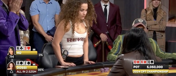 Hadí žena byla krutě vyřazena slavnější pokerovou kolegyní