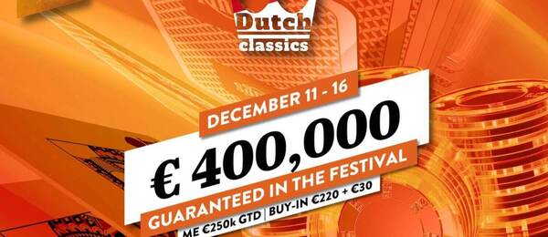 Dutch Classics garantuje prize pool €400.000