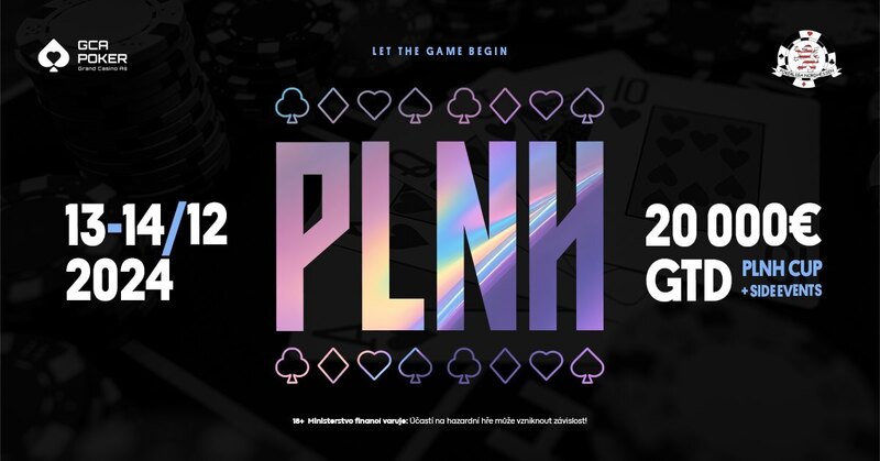 PLNH Cup garantuje minimální prize pool €20.000