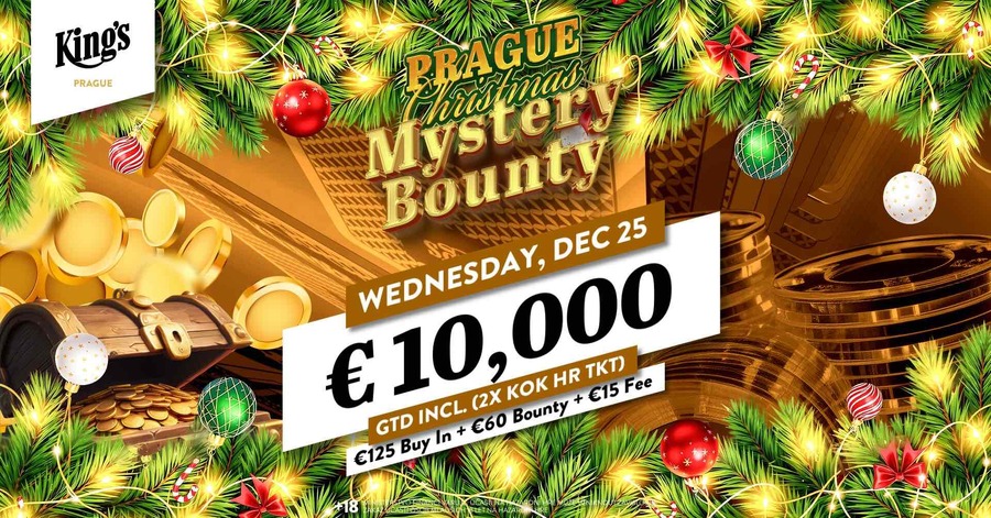 Vánoční Mystery Bounty nabídne garanci €10.000