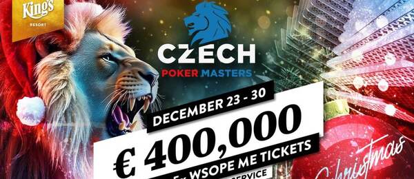 Czech Poker Masters garantuje minimální prize pool €400.000