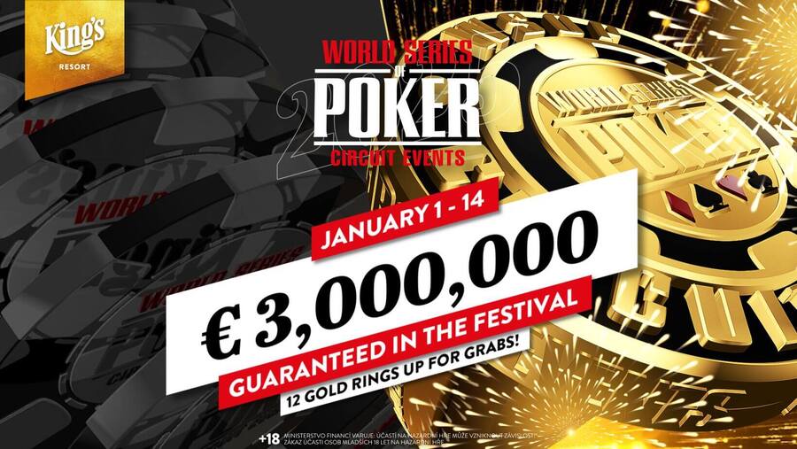 WSOPC v King’s Casinu Rozvadov garantuje celkem €3.000.000