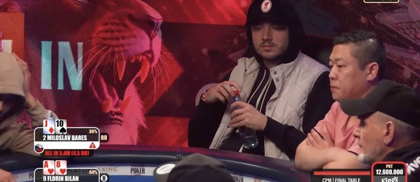 Miloslav Bareš vyhrál €8.950 v Czech Poker Masters