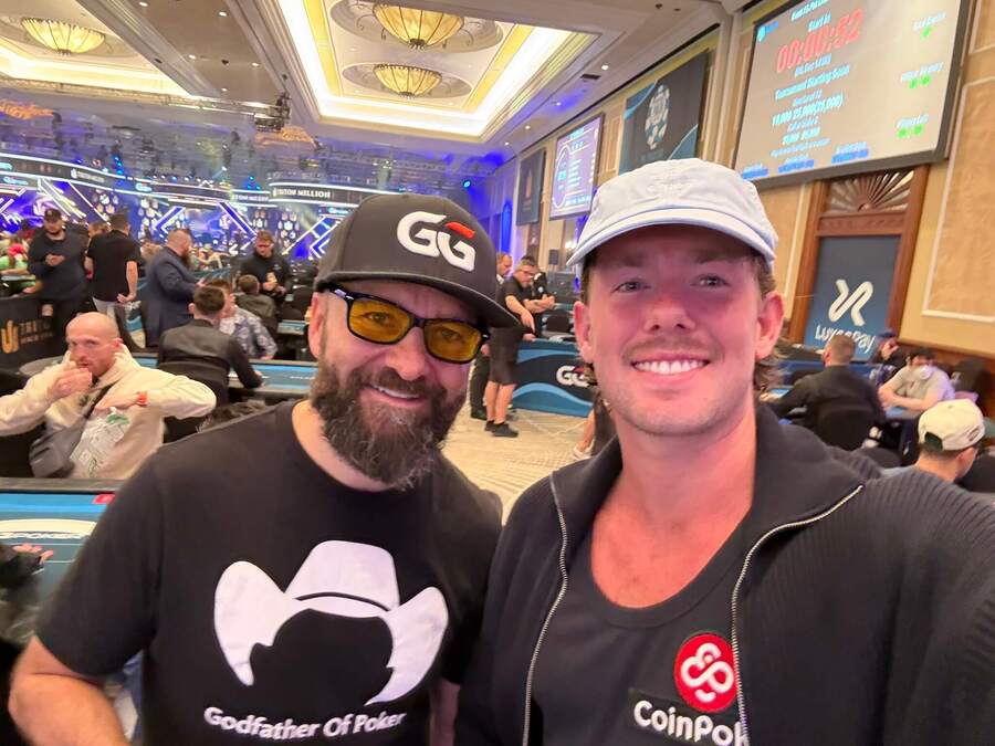 Dirk Gerritse se na WSOP Paradise 2024 vyfotil s Danielem Negreanem